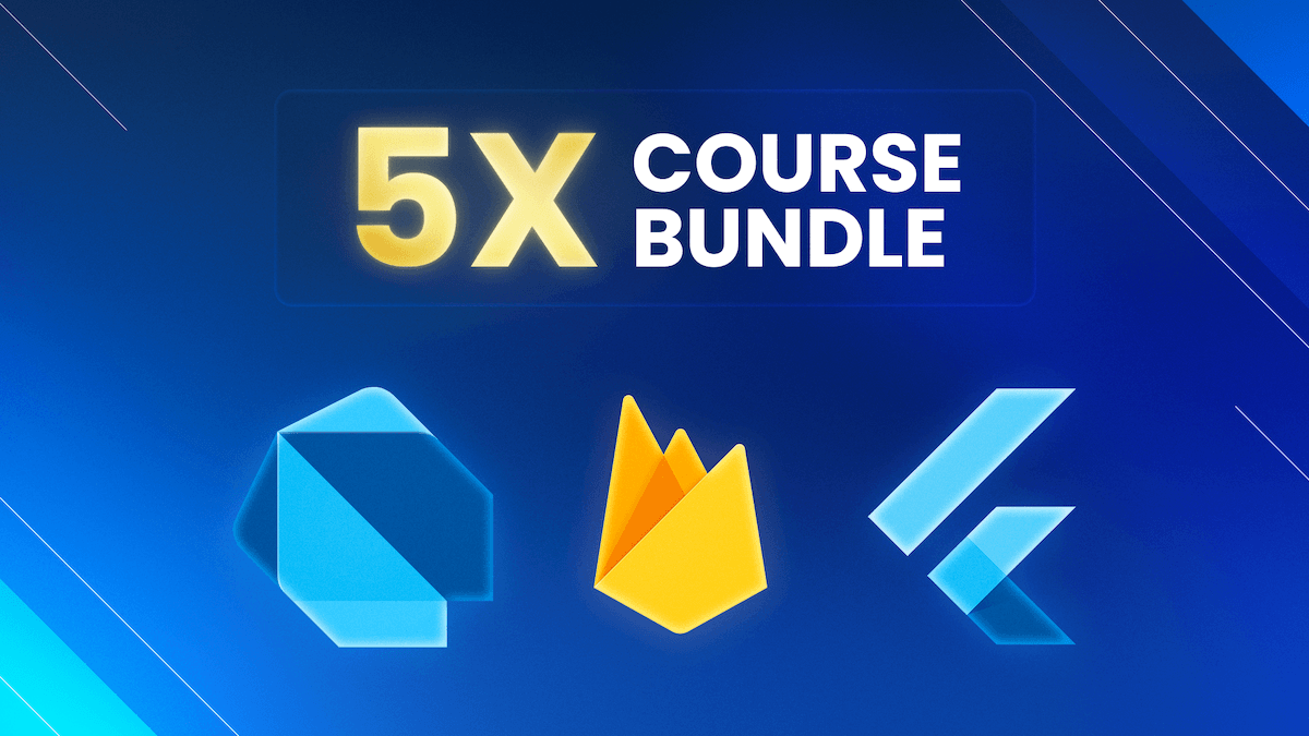 5x Flutter Course Bundle